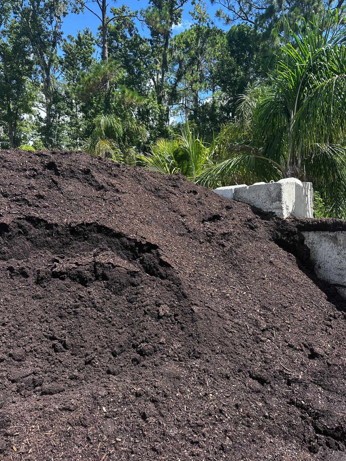 bulk bin of compost dirt