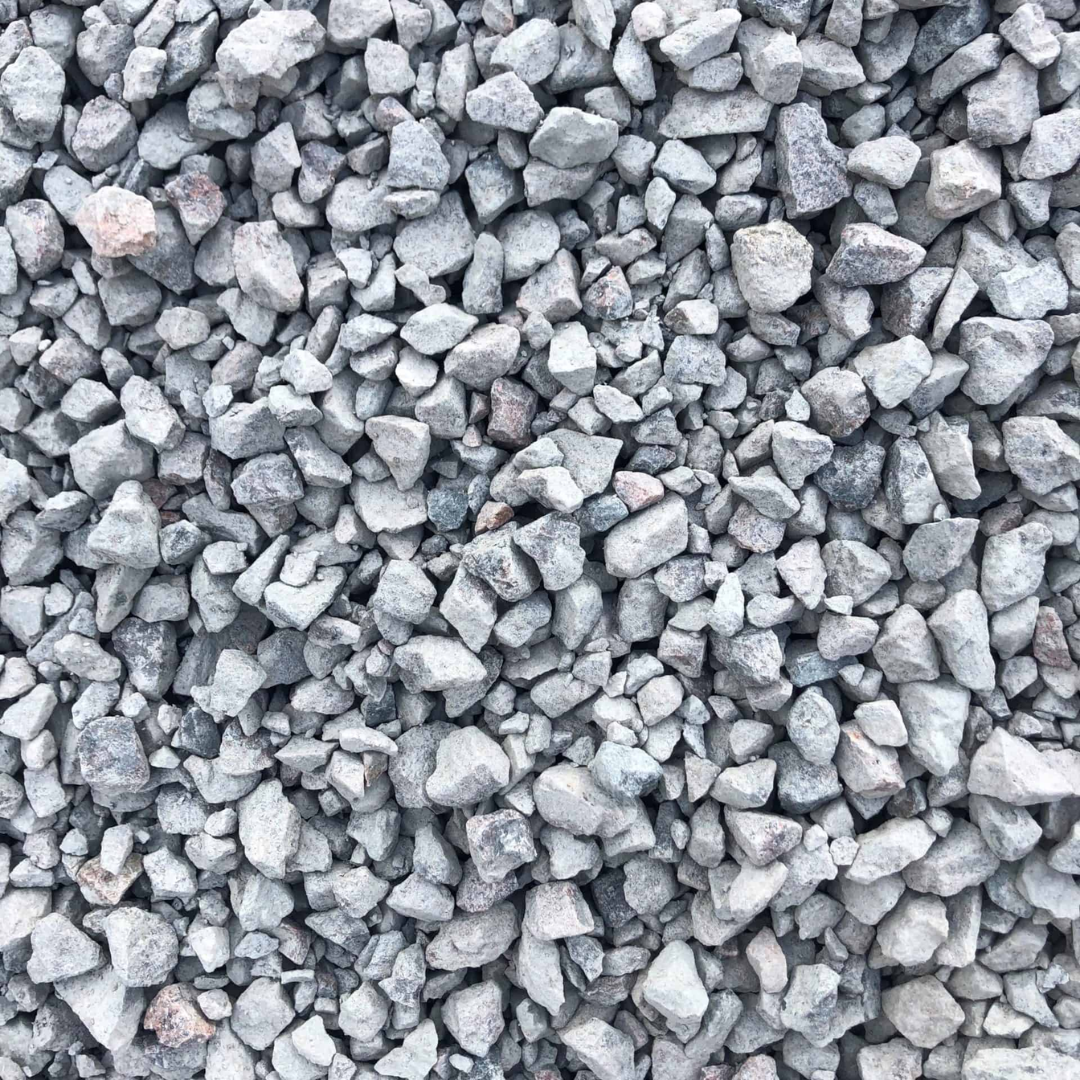 granite rocks in bulk bin at Liberty Landscape Supply