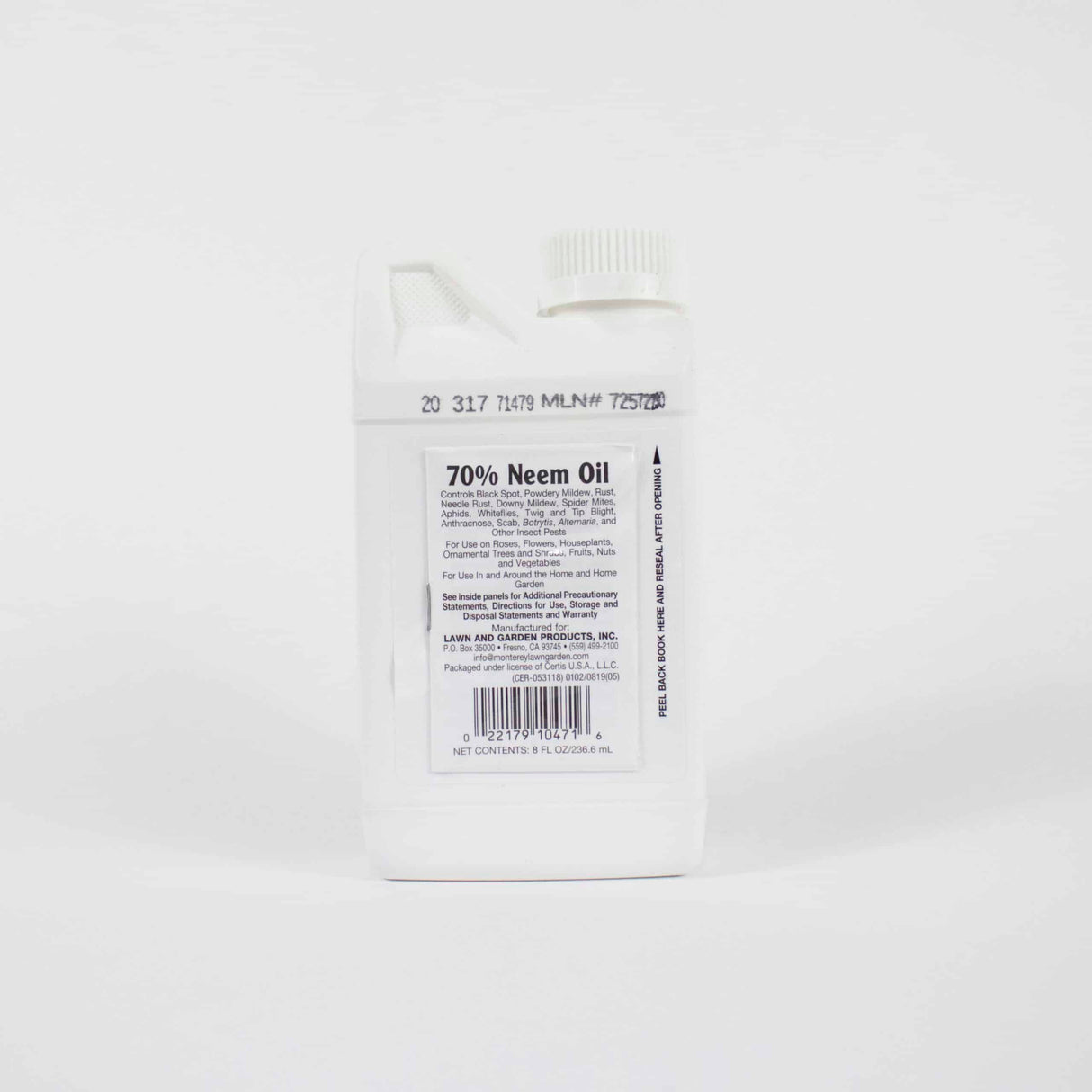 Neem Oil Concentrate 8oz