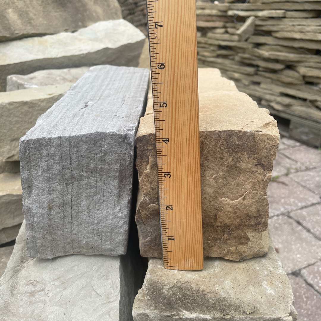 strip rubble compared to ruler