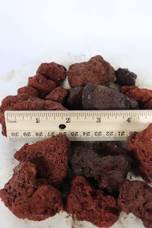 Red Lava Rock - Bulk