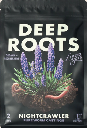 Deep Roots Night Crawler Worm Castings - 2Qt