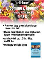 Fertilome - Blooming/Rooting Plant Food 9-58-8