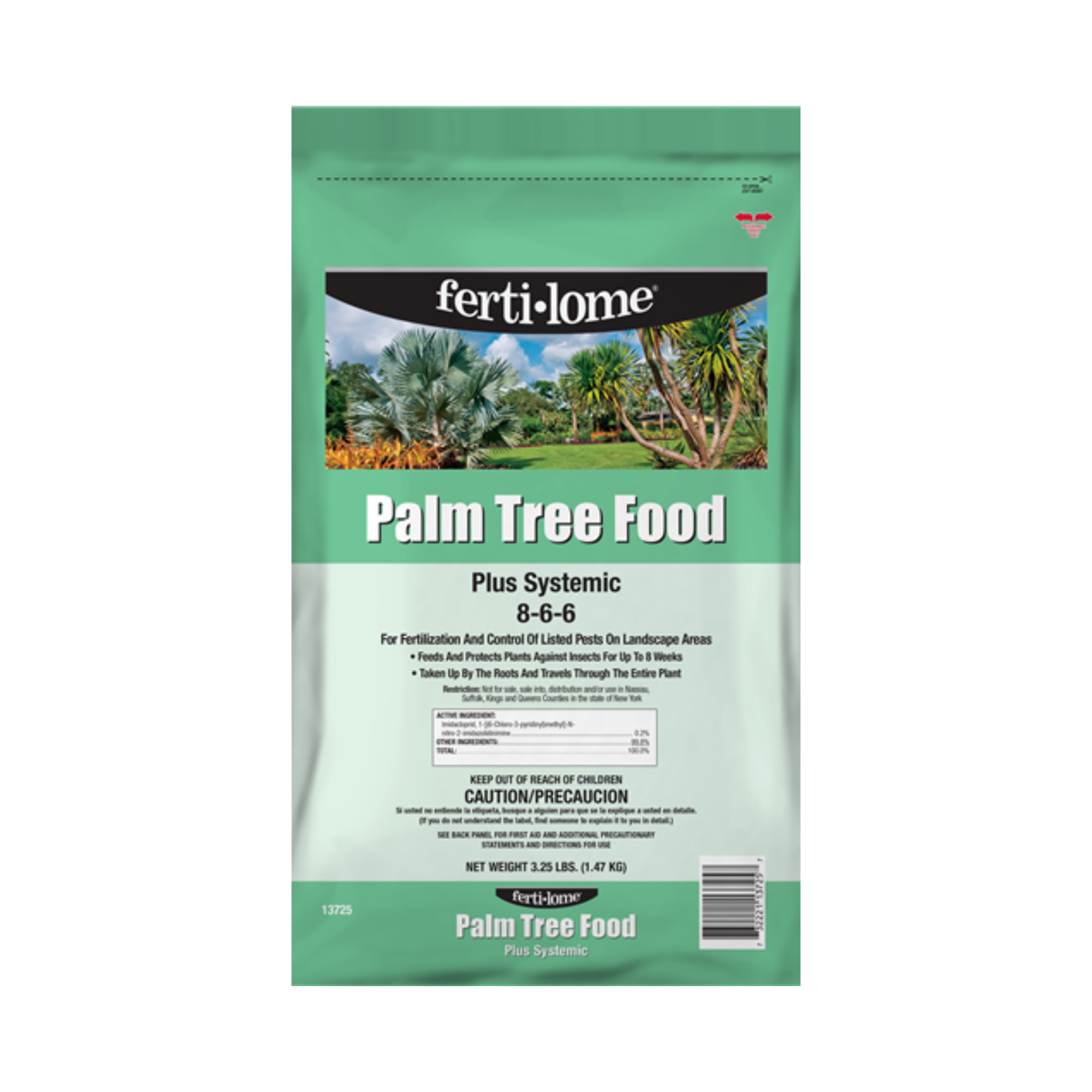 Fertilome - Palm Tree Food Plus Systemic 8-6-6
