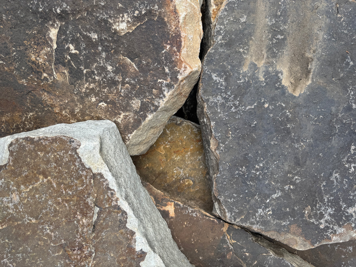 thick laurel mountain stones to be used for a garden path