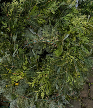 Mixed Greens Wreath