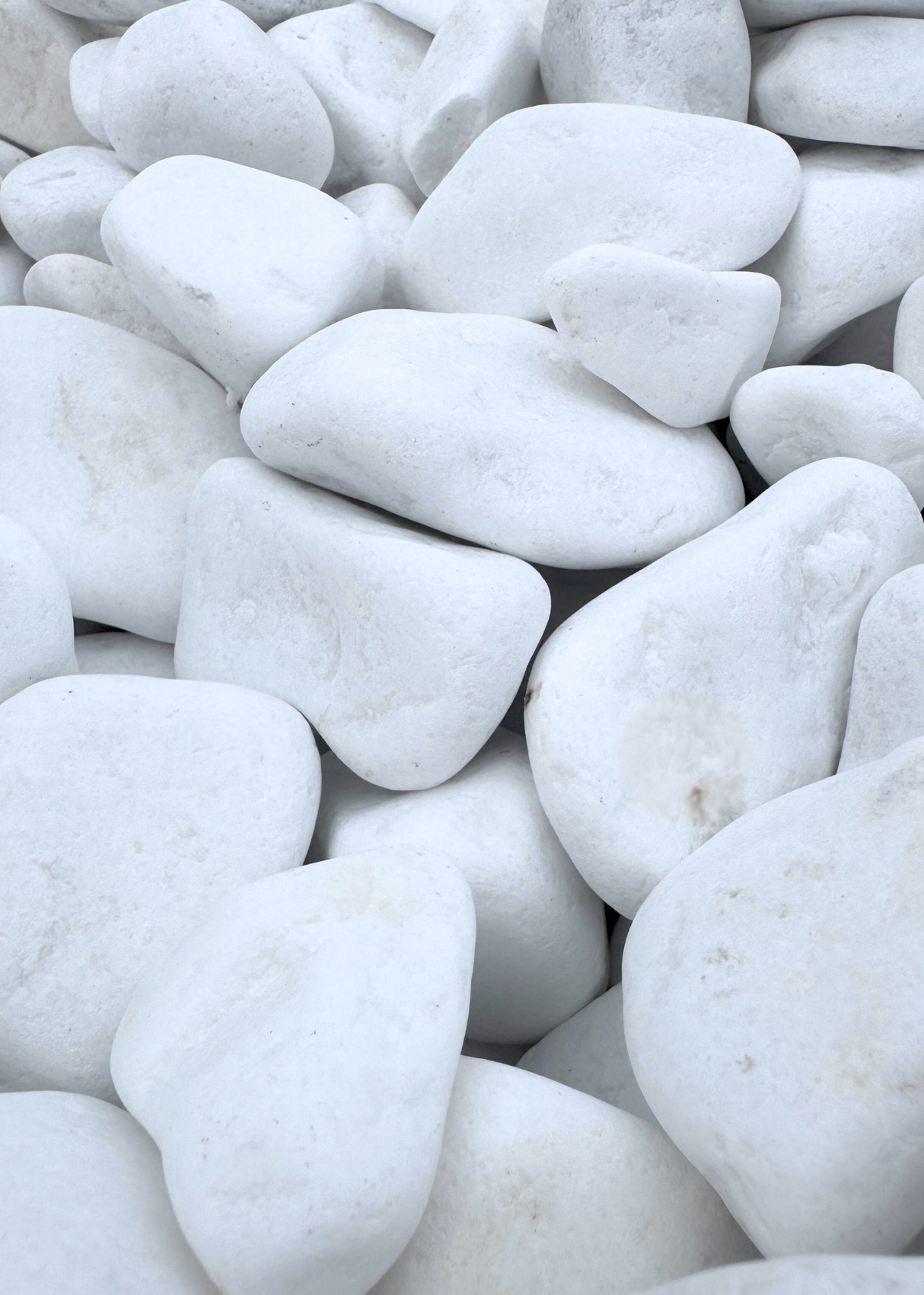 Close-up of large white Santorini stone