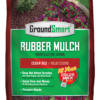 groundsmart rubber mulch cedar red