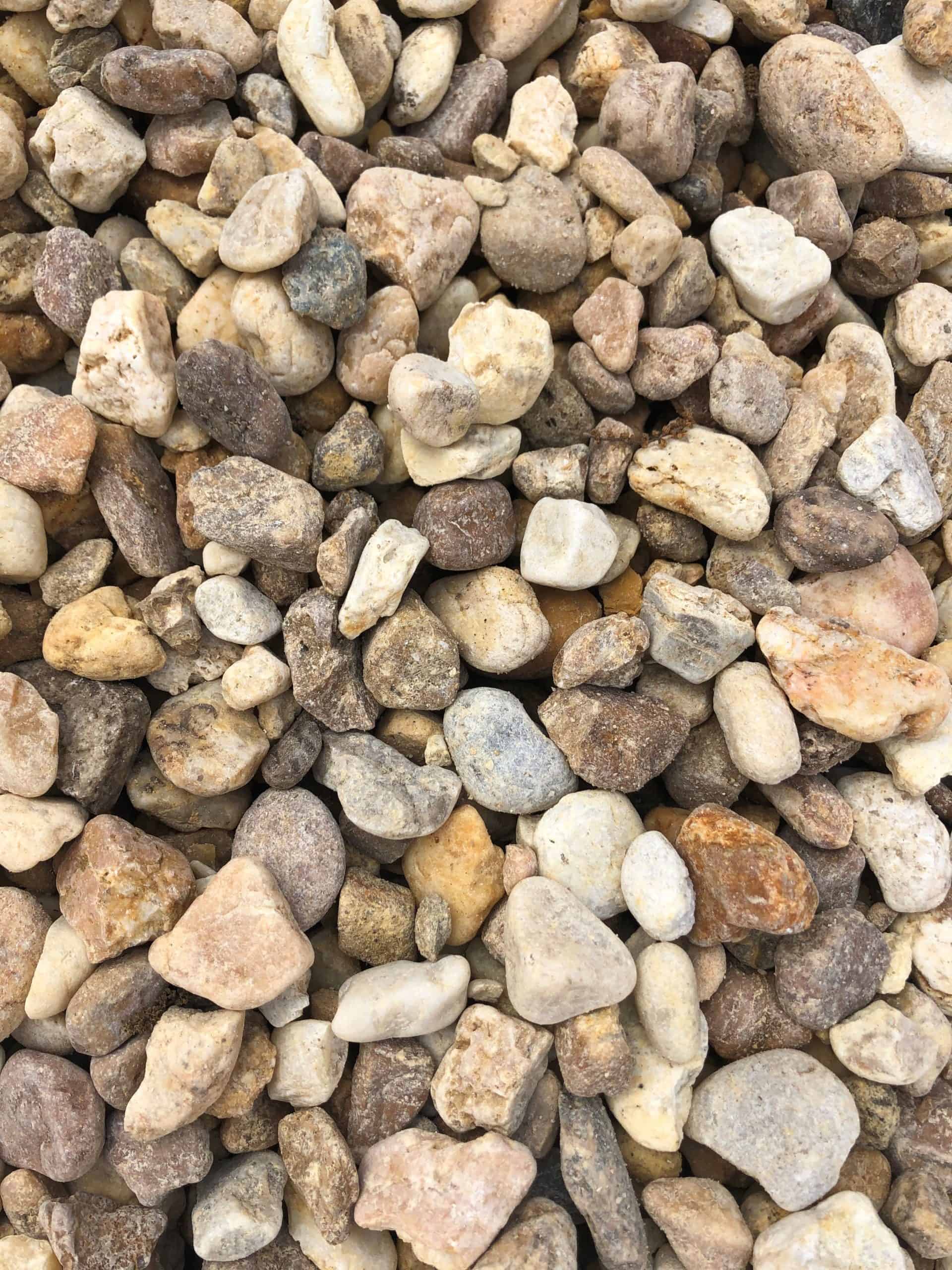 Brown River Rock 3/4" - Bulk | Liberty Landscape Supply